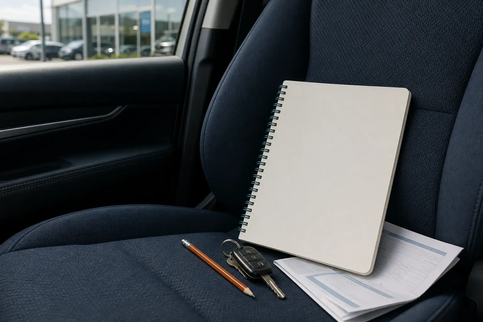 The FAIR Buyer Guide on a car seat
